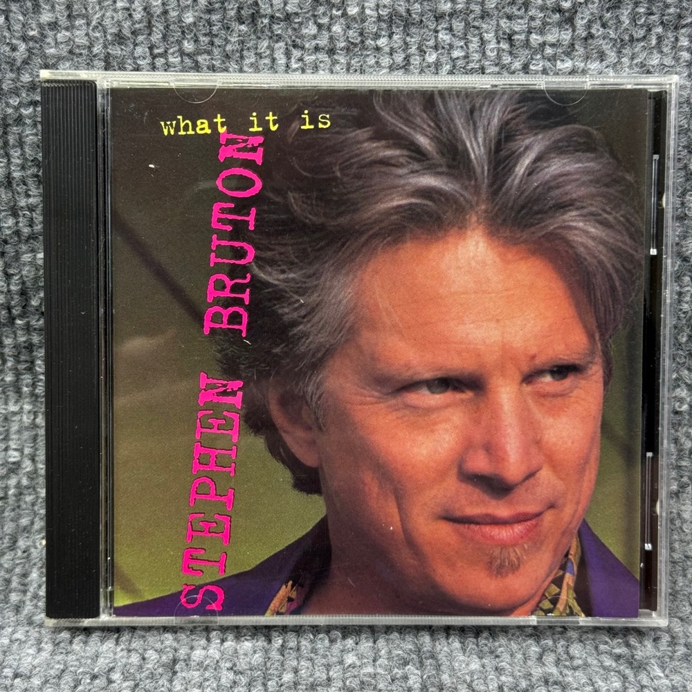 Stephen Bruton What It Is CD 1993 Dos Records Austin Texas Blues Rock dos 7002